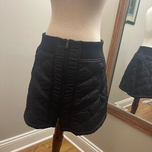 Prana Black Quilted Women's Skirt